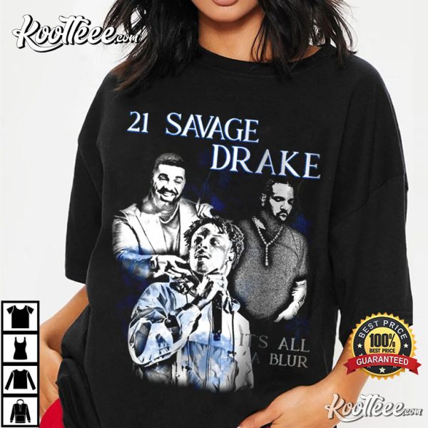 It’s All A Blur Tour Drake 21 Savage T-Shirt