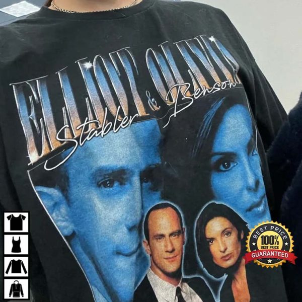 Law and Order Shirt, Elliot Stabler and Olivia Benson T-Shirt