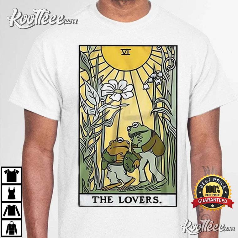 Frog And Toad The Lovers Tarot Card T Shirt (1)