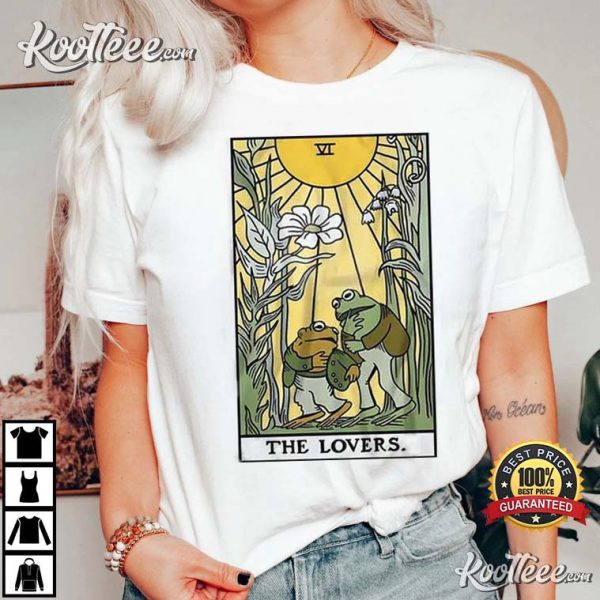 Frog And Toad The Lovers Tarot Card T-Shirt