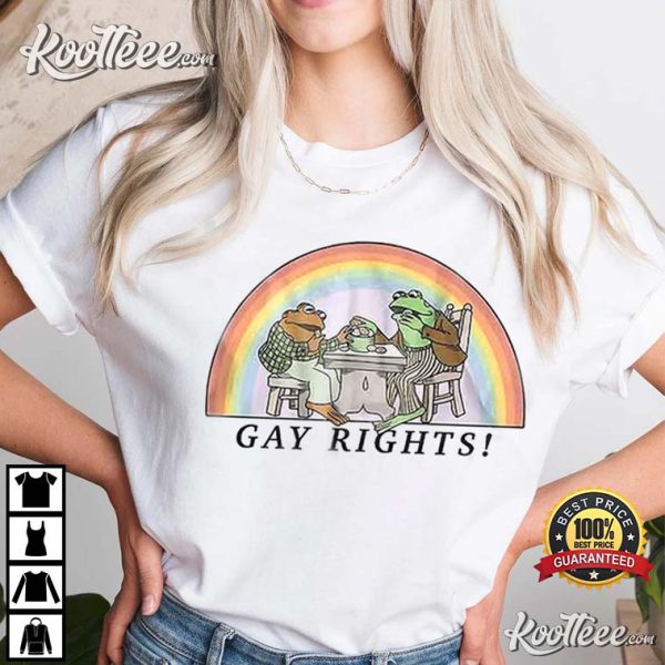 Frog And Toad Say Gay Rights LGBT Prdie T-Shirt