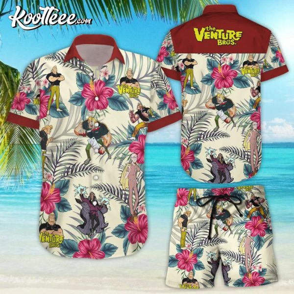 The Venture Bros Characters Hawaiian Shirt and Shorts