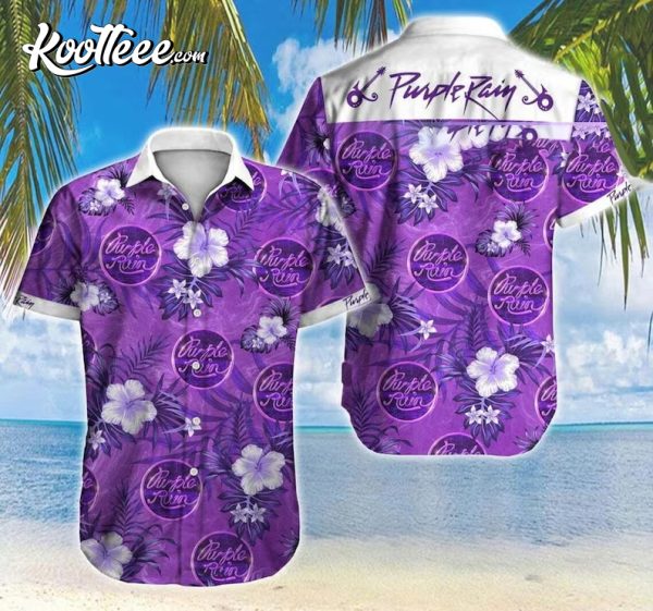 Prince Concert Purple Rain Hawaiian Shirt