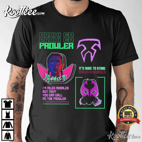 Miles Morales The Prowler Spider-Man Across the Spider-Verse T-Shirt