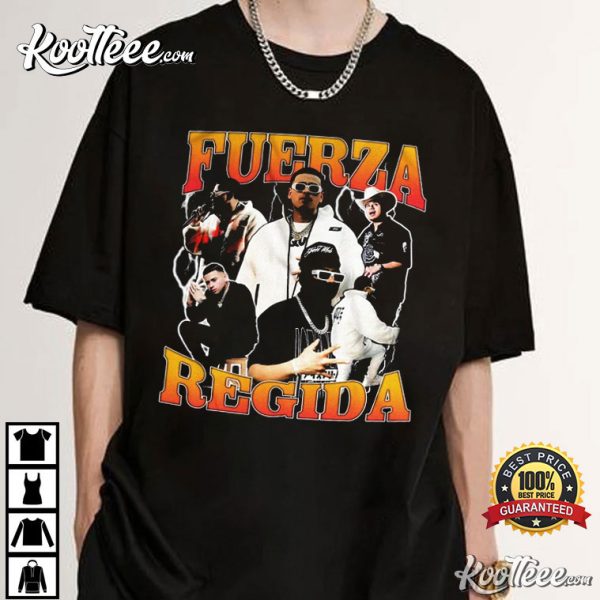 Fuerza Regida Mexican Corridos Sinaloa LA T-Shirt