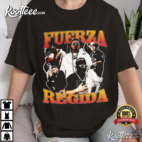 Fuerza Regida Mexican Corridos Sinaloa LA T-Shirt