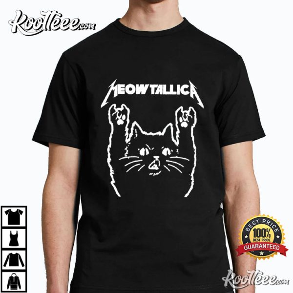 Meowtallica Metallica Cat Lover T-Shirt