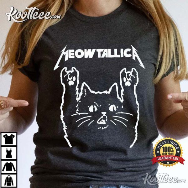 Meowtallica Metallica Cat Lover T-Shirt