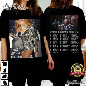 Beyonce Queen B Renaissance Tour 2023 Merch T-Shirt Beyonce Queen B Renaissance Tour 2023 Merch T Shirt (1)