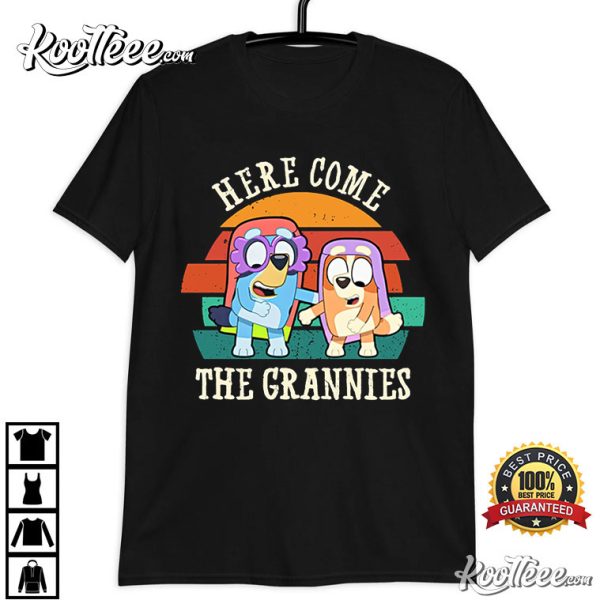Bluey Here Come Grannies Rad Like Mom Mother’s Day T-Shirt