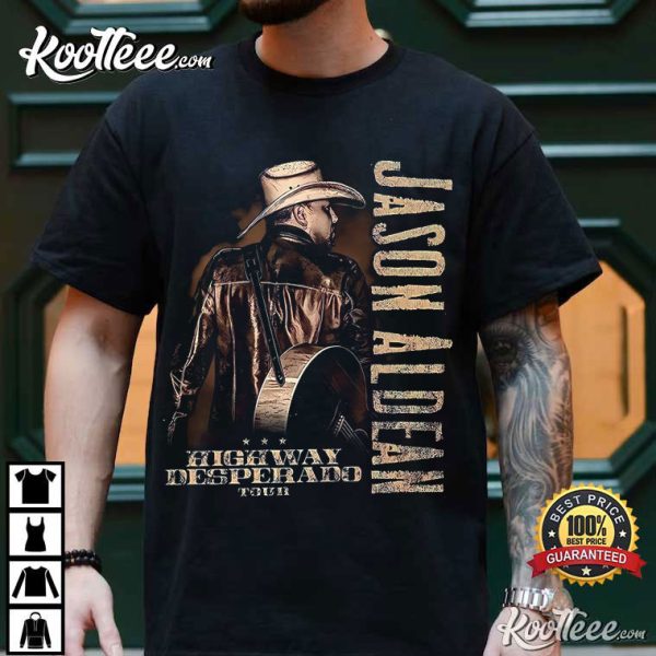 Jason Aldean Highway Desperado Retro T-Shirt