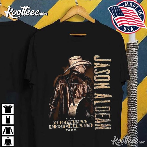 Jason Aldean Highway Desperado Retro T-Shirt