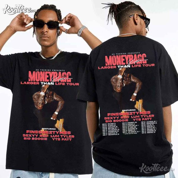 Moneybagg Yo Larger Than Life Tour 2023 T-Shirt