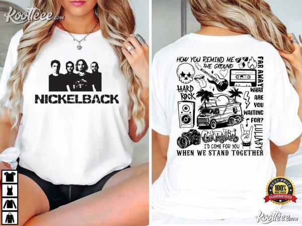 Nickelback Get Rollin Tour 2023 T-Shirt