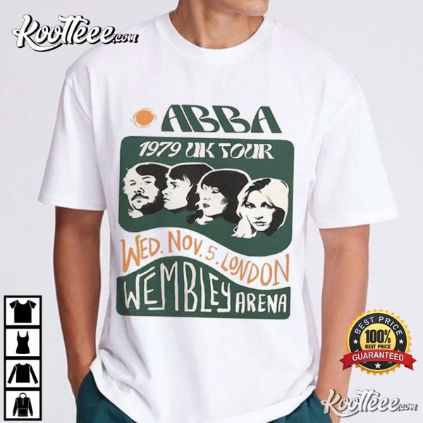 ABBA Voyage 1979 UK Tour Retro T-Shirt