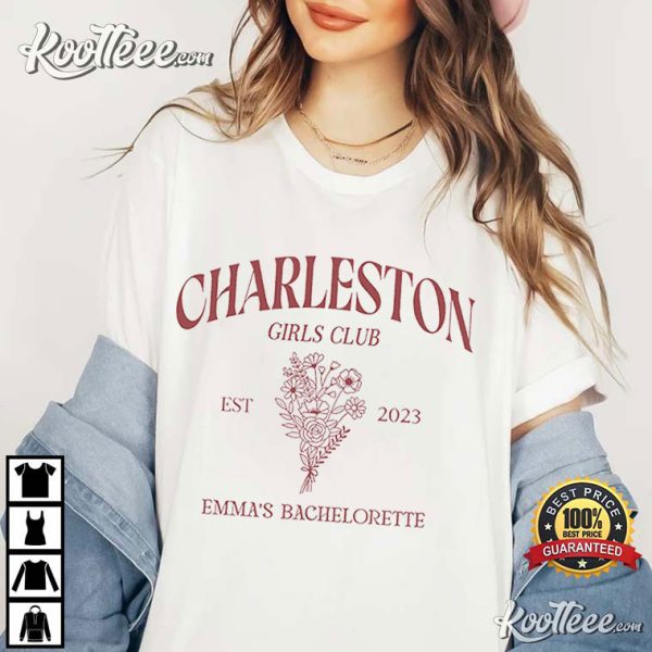 Charleston Bachelorette Bridal Party 2023 T-Shirt