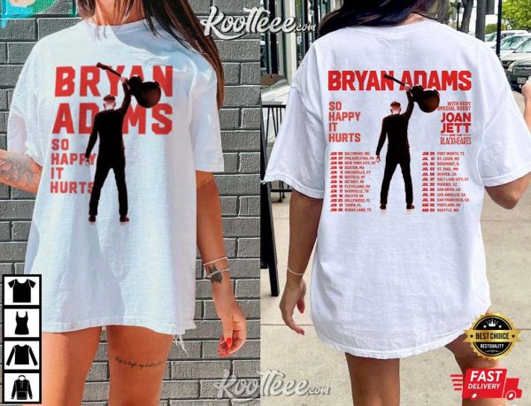Bryan Adams Happy Hurts Tour T-Shirt