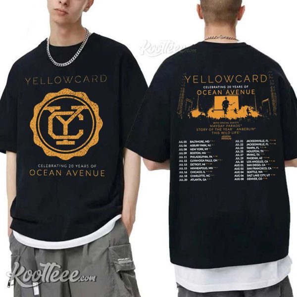 Yellow Card Rock Band T-Shirt