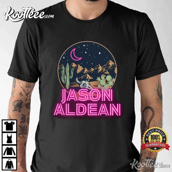 Jason Aldean Country Music Neon Moon T-Shirt