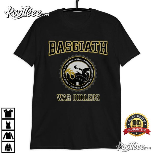 Fourth Wing Basgiath War College Hooded Gift For Book Lovers T-Shirt