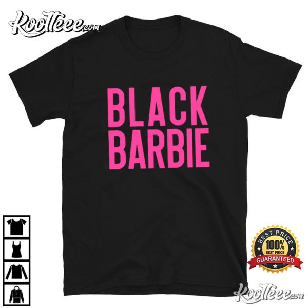 Black Barbie Girl Adult Fan Gift Best T-Shirt