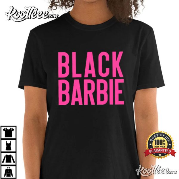 Black Barbie Girl Adult Fan Gift Best T-Shirt