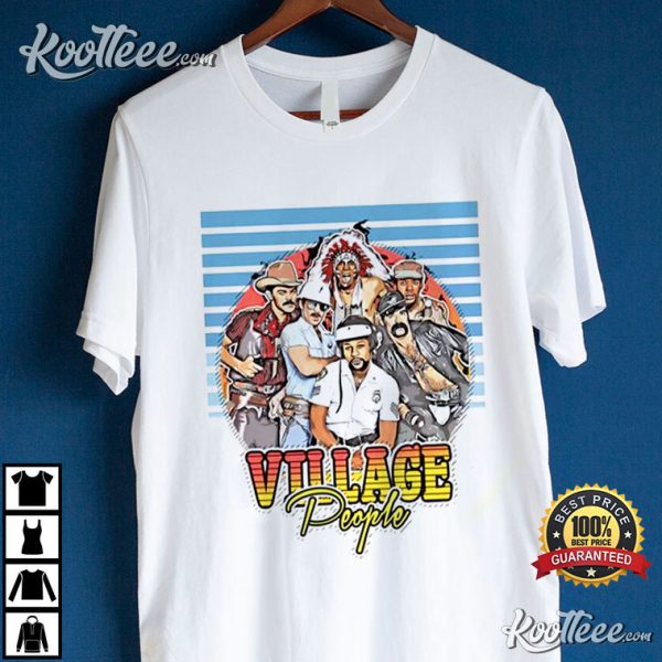 Retro Style Village People 80s Macho Man Unisex T-Shirt