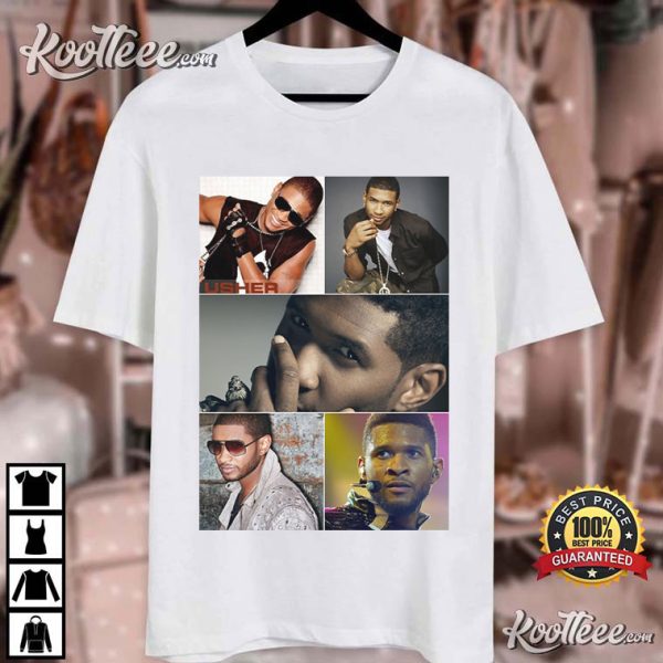 Usher Tour 2023 My Way The Vegas Residency Rnb Music Concert T-Shirt