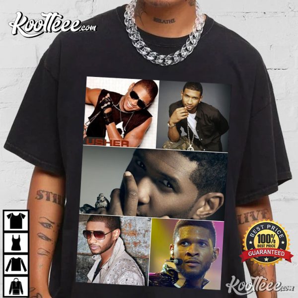 Usher Tour 2023 My Way The Vegas Residency Rnb Music Concert T-Shirt