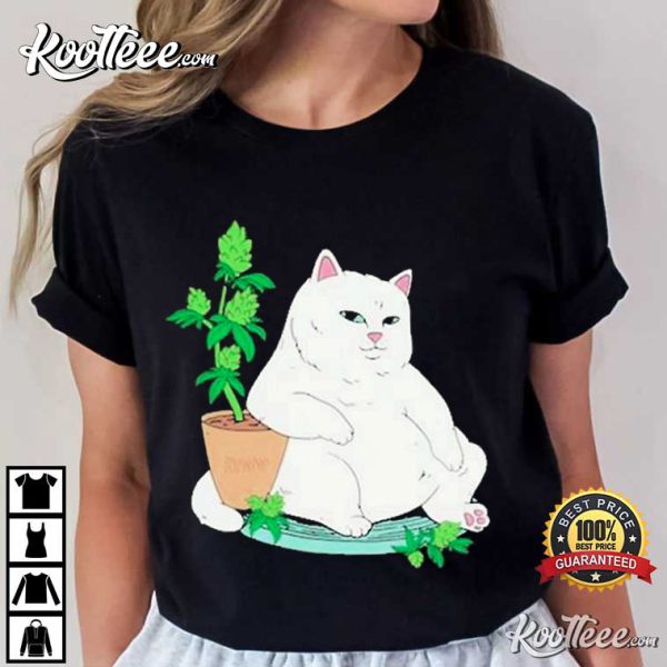 Cat Lover Ripndip Flower Boy T-Shirt