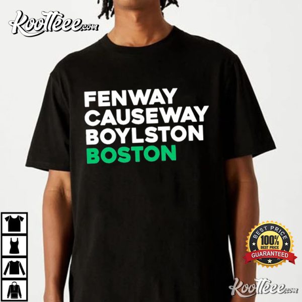 Boston Celtics Fenway Causeway Boylston T-Shirt