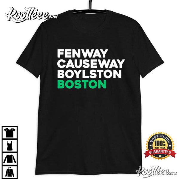 Boston Celtics Fenway Causeway Boylston T-Shirt