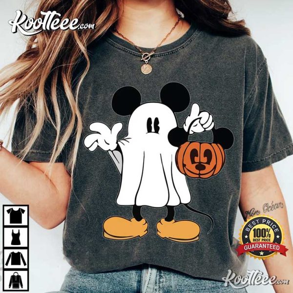 Mickey Ghost Halloween Comfort Colors T-Shirt