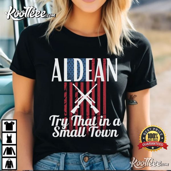 Jason Aldean Try That In a Small Town Cow Boy T-Shirt