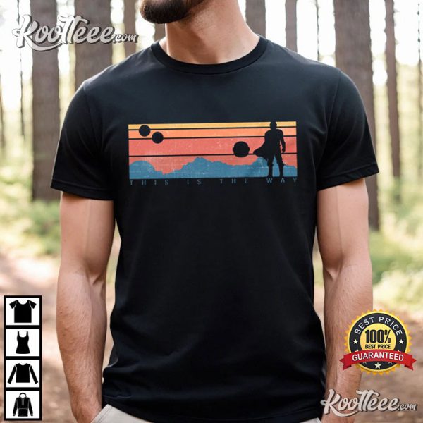 Mandalorian This Is The Way Vintage Inspired Premium Unisex T-Shirt