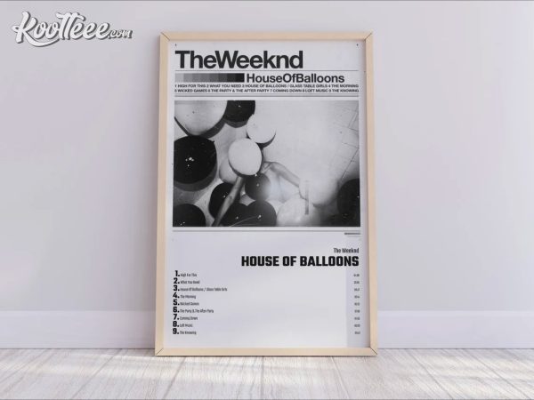 The Weeknd House Of Balloons Album Cover Poster