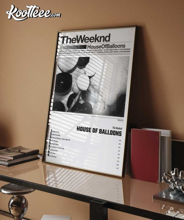 The Weeknd House Of Balloons Album Cover Poster