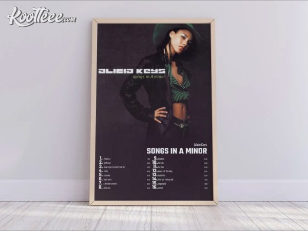 Alicia Keys Songs In A Minor Album Cover Poster