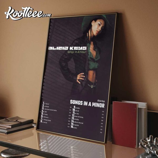 Alicia Keys Songs In A Minor Album Cover Poster