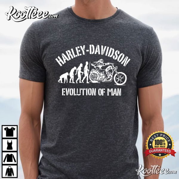 Harley Davidson Evolution Of Unisex T-Shirt