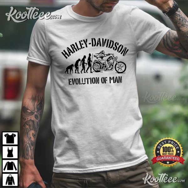 Harley Davidson Evolution Of Unisex T-Shirt