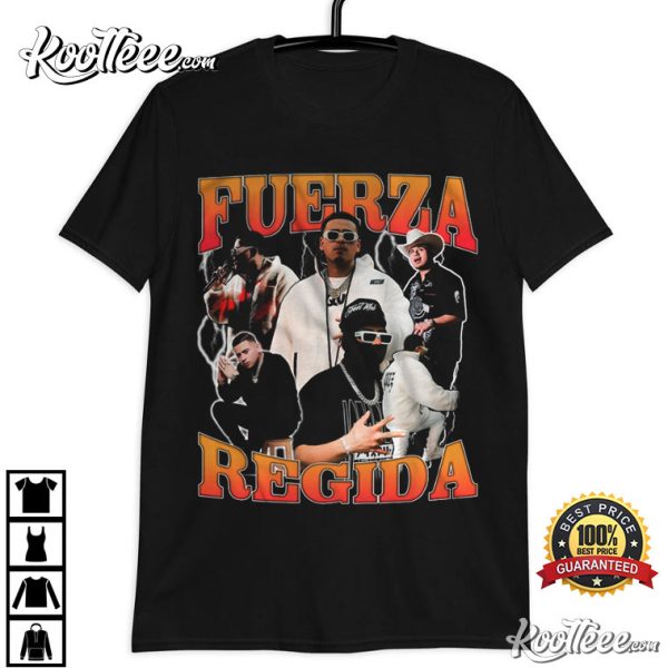 Fuerza Regida Band Vintage Look Fan Gift T-shirt