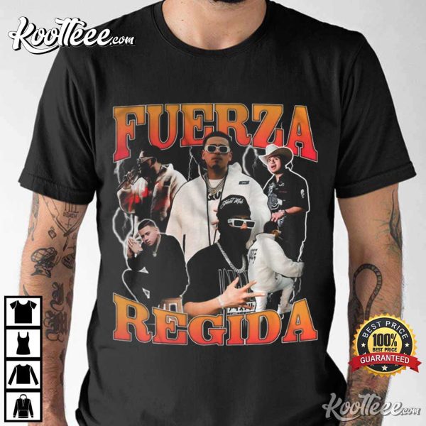 Fuerza Regida Band Vintage Look Fan Gift T-shirt