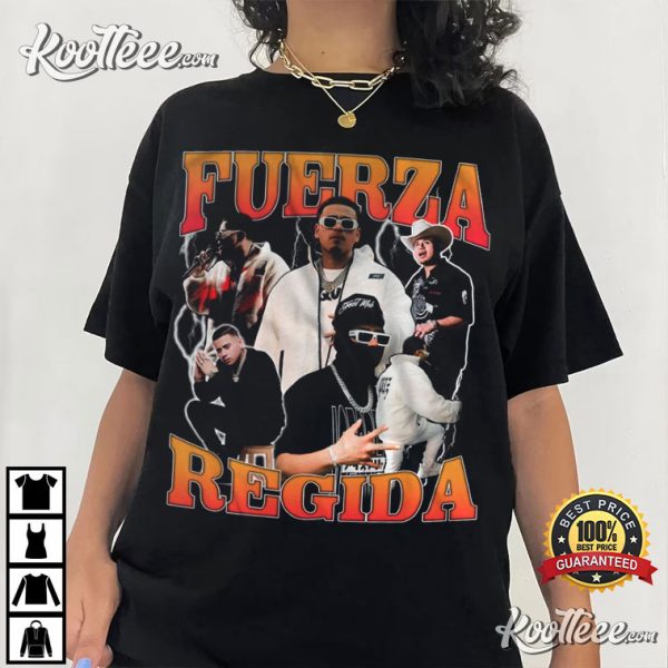 Fuerza Regida Band Vintage Look Fan Gift T-shirt