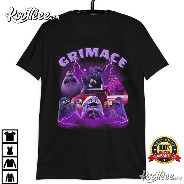 Grimace Shake Birthday Game Best Funny T-Shirt