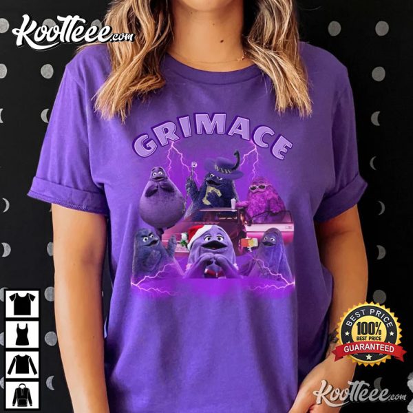 Grimace Shake Birthday Game Best Funny T-Shirt