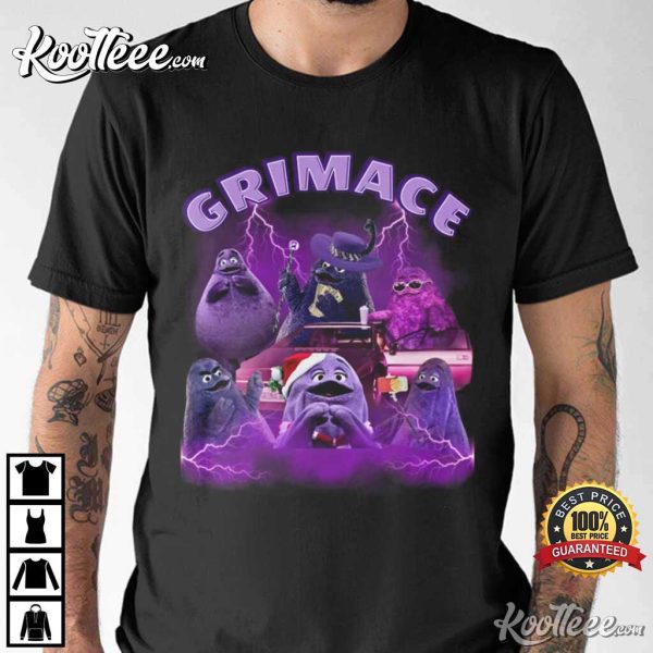 Grimace Shake Birthday Game Best Funny T-Shirt