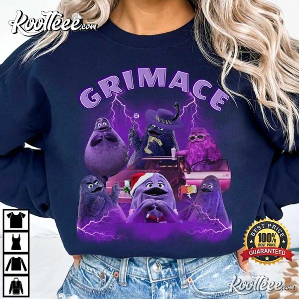 Grimace Shake Birthday Game Best Funny T-Shirt