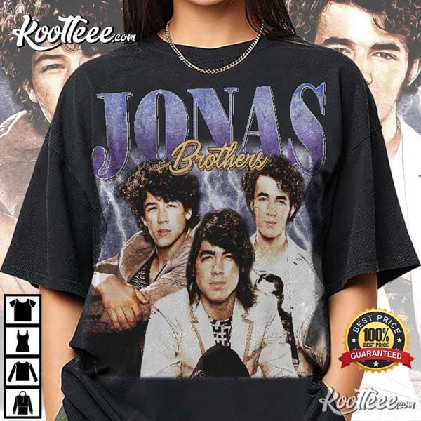 Jonas Brothers 90s Vintage Fan Merch Music T-Shirt