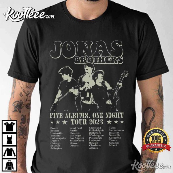 Jonas Brothers Concert 2023 Retro Gift Unisex T-Shirt